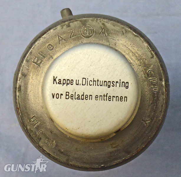 INERT DEACTIVATED, WW2, 1941 Dated German No55A  Y Bomb Fuse And Bakelite Transit Container. O 1859 INERT DEACTIVATED, WW2, 1941 Dated German No55A  Y Bomb Fuse And Bakelite Transit Container. O 1859  Other Ammunition 