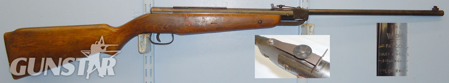  Webley & Scott c1965 Webley Falcon .22 Calibre Break Action Air Rifle Early \'6214T\' Serial Number. 21266:7. .22