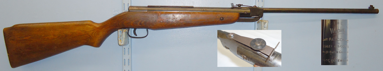  Webley & Scott c1965 Webley Falcon .22 Calibre Break Action Air Rifle Early \'6214T\' Serial Number. 21266:7. .22