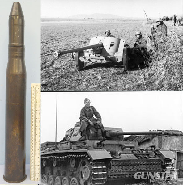 INERT DEACTIVATED 1943 Dated Unfired German WW2 5cm Patr 39 Armour Piercing Caped, High Explosive Tracer (APC/HET) Round For The Pak 38 (PanzerAbwehrKanone 38) Anti-Tank Gun and the KwK39, and the L/60 gun, the main armament of the Panzer lll tank. Sn - 1 INERT DEACTIVATED 1943 Dated Unfired German WW2 5cm Patr 39 Armour Piercing Caped, High Explosive Tracer (APC/HET) Round For The Pak 38 (PanzerAbwehrKanone 38) Anti-Tank Gun and the KwK39, and the L/60 gun, the main armament of the Panzer lll tank. Sn - 1  Other Ammunition in 