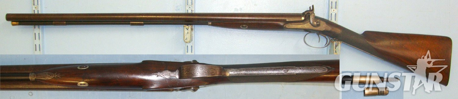  Moore & Co. Steel Barrelled Muzzle Loading Percussion Shotgun. Sn 22574 Muzzleloader 12 Bore/gauge