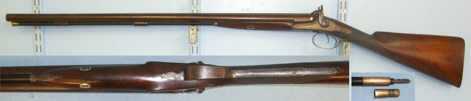  Moore & Co. Steel Barrelled Muzzle Loading Percussion Shotgun. Sn 22574 Muzzleloader 12 Bore/gauge