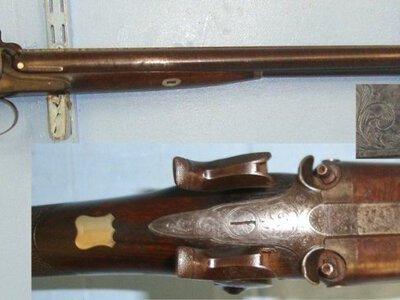 Moore & Co. Steel Barrelled Muzzle Loading Percussion Shotgun. Sn 22574 Muzzleloader 12 Bore/gauge