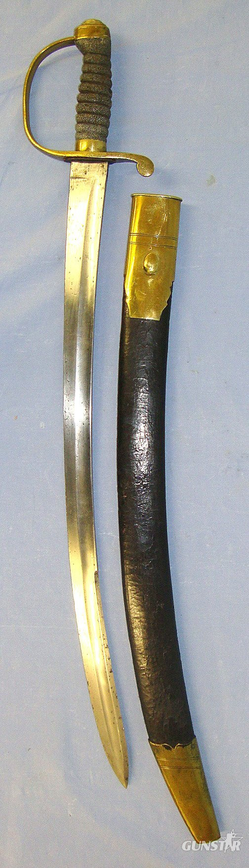 Victorian Era Police Constabulary Brass Hilt Sword / Hanger Sidearm Hilt Marked ‘SP 138’ & Scabbard. Sn 23188  Sword in 