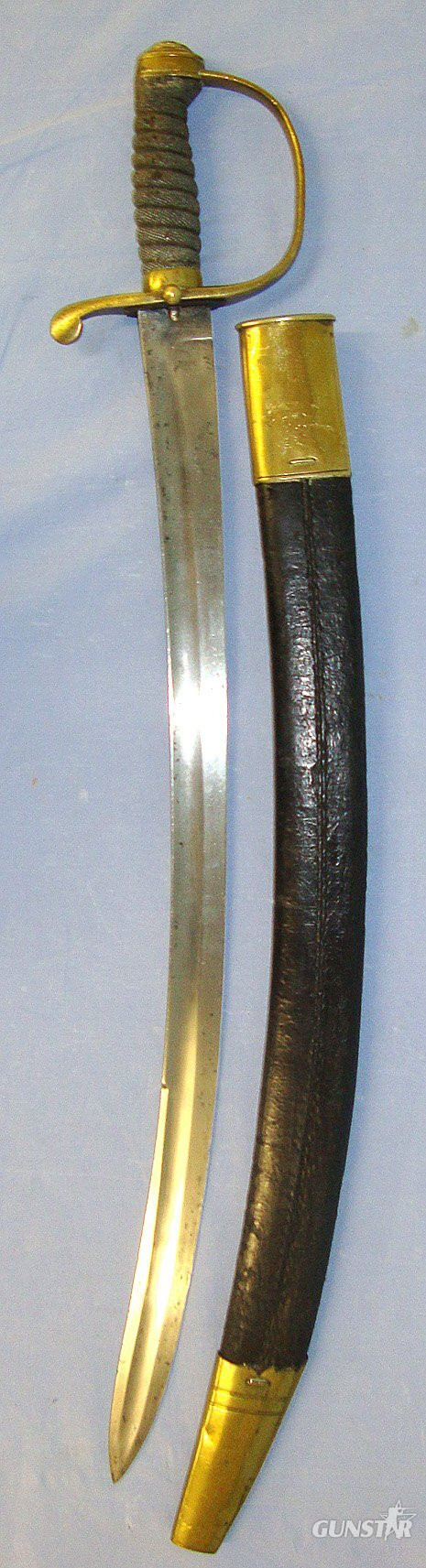  Victorian Era Police Constabulary Brass Hilt Sword / Hanger Sidearm Hilt Marked ‘SP 138’ & Scabbard. Sn 23188  Sword