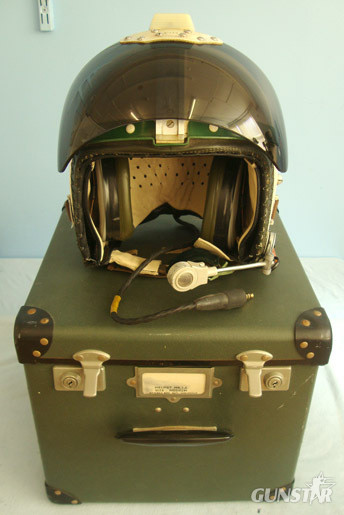 British R.A.F. Flying Helmet 'Bonedome' MK. 3A Complete with Visor, Headset, Mic British R.A.F. Flying Helmet 'Bonedome' MK. 3A Complete with Visor, Headset, Mic Clothing