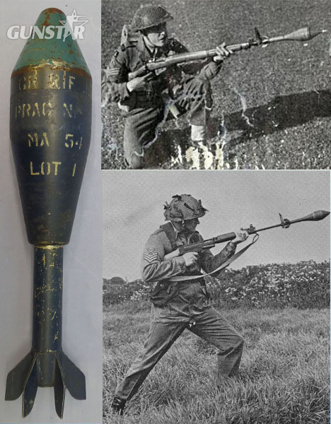 INERT. British,1954 Dated, No.94 Mark II, Energa Practice Rifle Grenade. - O 2055 INERT. British,1954 Dated, No.94 Mark II, Energa Practice Rifle Grenade. - O 2055  Other Ammunition in 
