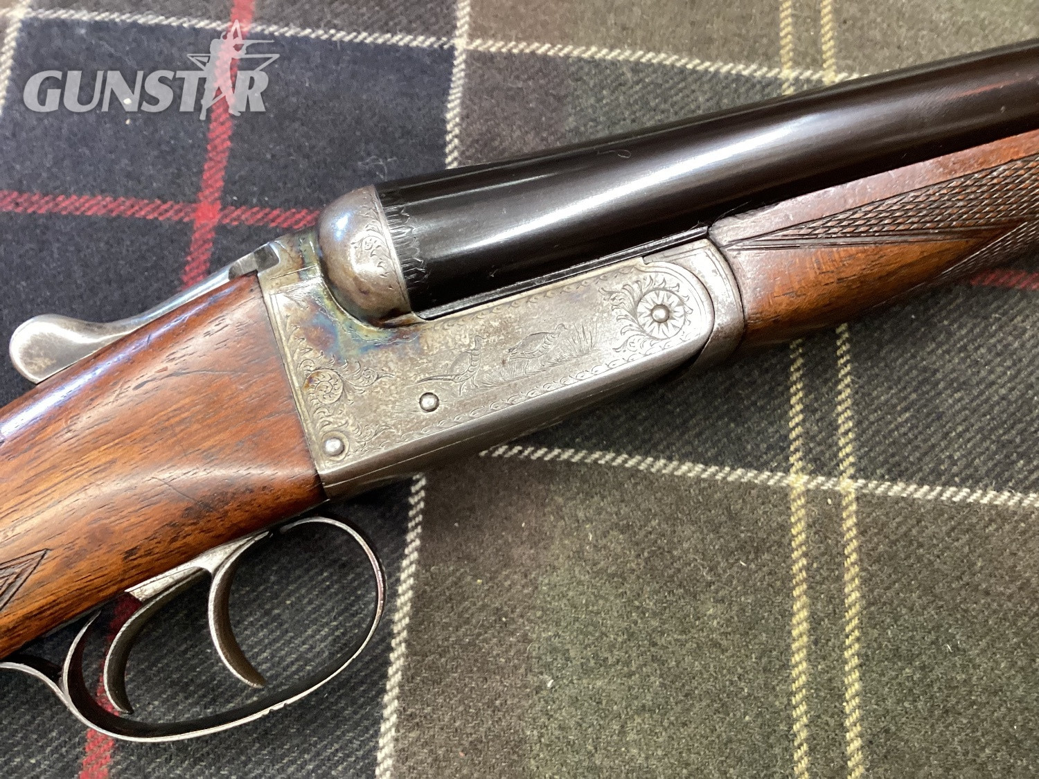 English BIRMINGHAM TRADE GUN Side By Side 12 Bore/gauge in 