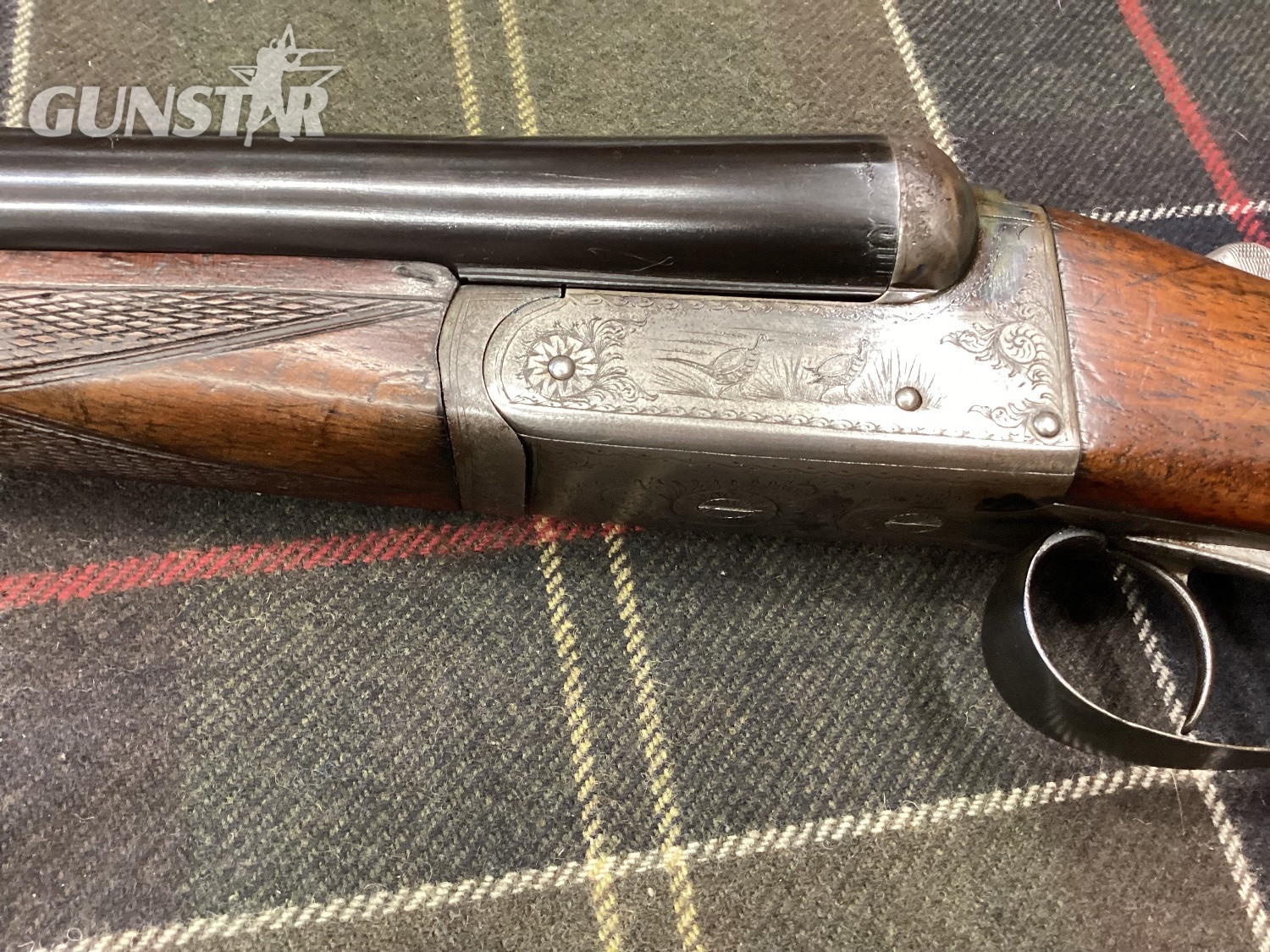 English BIRMINGHAM TRADE GUN Side By Side 12 Bore/gauge