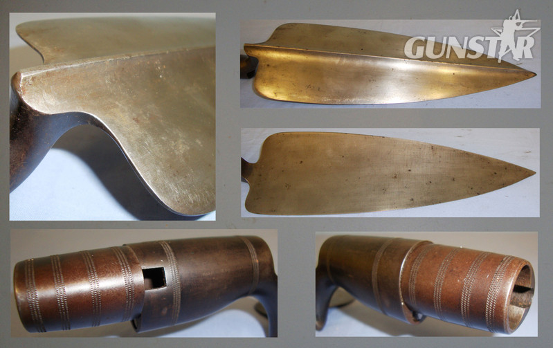 Scarce* U.S Model 1873 Trowel Bayonet Stamped \'AT. APR 16=72\'. (CLIFF RAILINGS COLLECTION).  Sn 7571. Bayonet