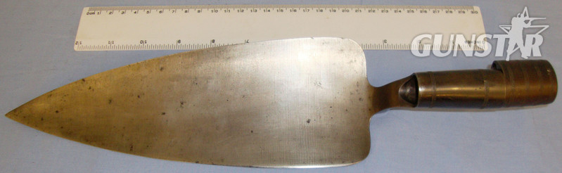  Scarce* U.S Model 1873 Trowel Bayonet Stamped \'AT. APR 16=72\'. (CLIFF RAILINGS COLLECTION).  Sn 7571. Bayonet