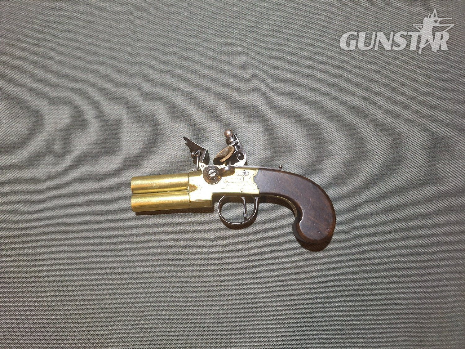 W. Holt Over & Under Obsolete Muzzleloader