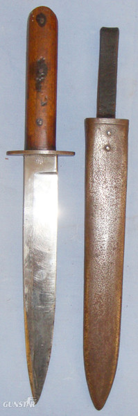 Scarce* WWI Austro-Hungarian Empire ‘Grabendolch’ M1917 Fighting Knife by Maker ‘Joachim Winternitz Neffe’ and Sheath. 19967. Dagger in 