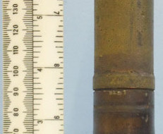 INERT DEACTIVATED. WW2 INERT German 30 mm MK108 (30x90RB) HEI (High Explosive In INERT DEACTIVATED. WW2 INERT German 30 mm MK108 (30x90RB) HEI (High Explosive In Antique & Militaria