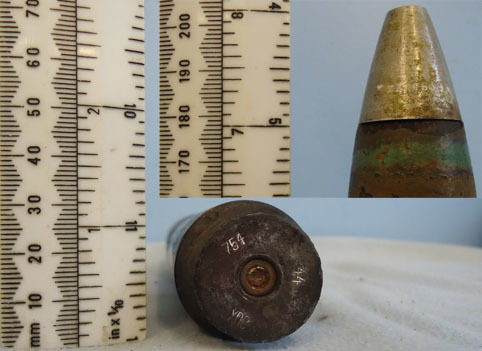 INERT DEACTIVATED. WW2 INERT German 30 mm MK108 (30x90RB) HEI (High Explosive In INERT DEACTIVATED. WW2 INERT German 30 mm MK108 (30x90RB) HEI (High Explosive In Antique & Militaria