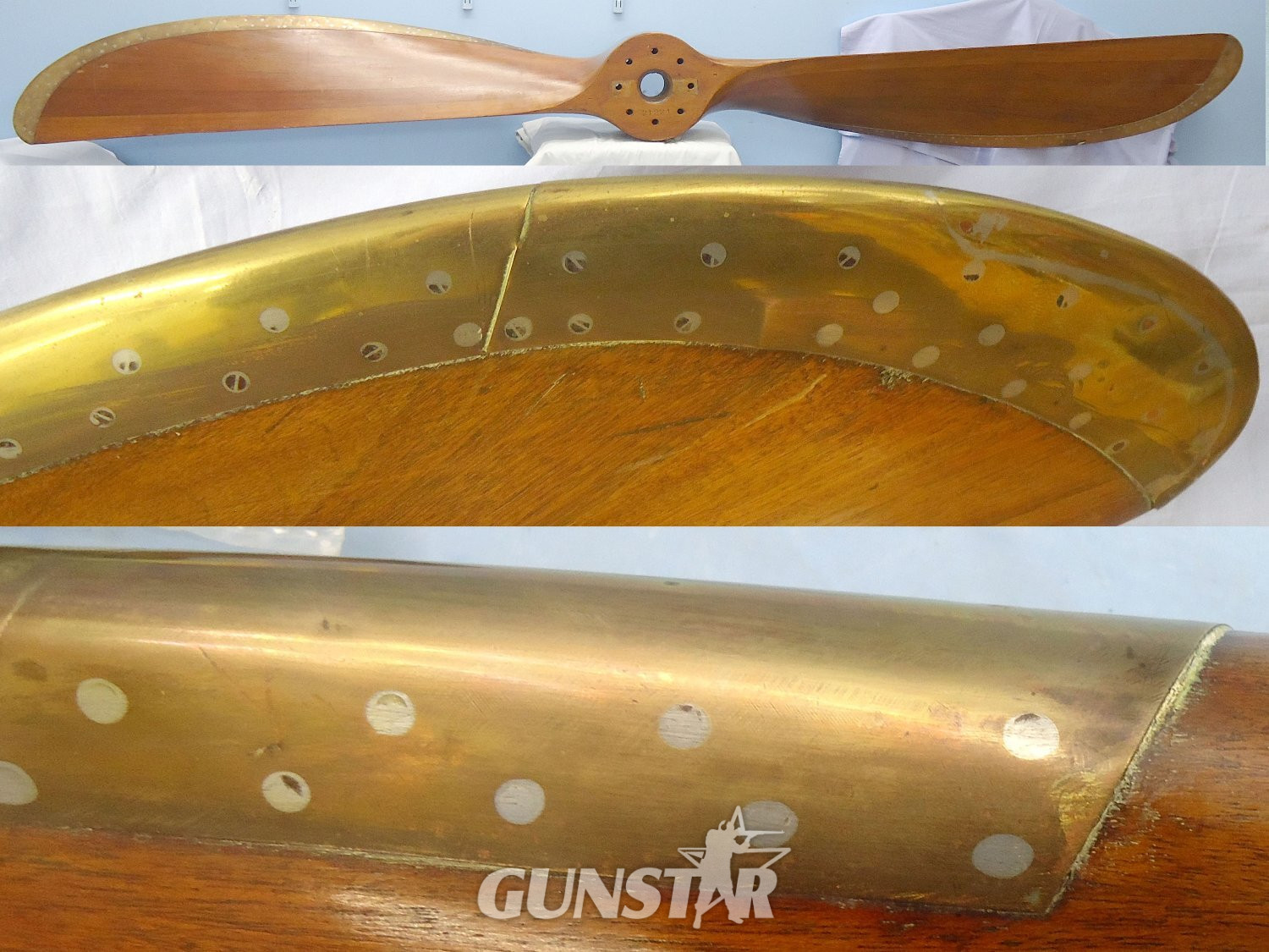  British, Bristol FE2B mark IV Fighter Two Blade Propellor. Sn - 22596 British, Bristol FE2B mark IV Fighter Two Blade Propellor. Sn - 22596 Antique & Militaria
