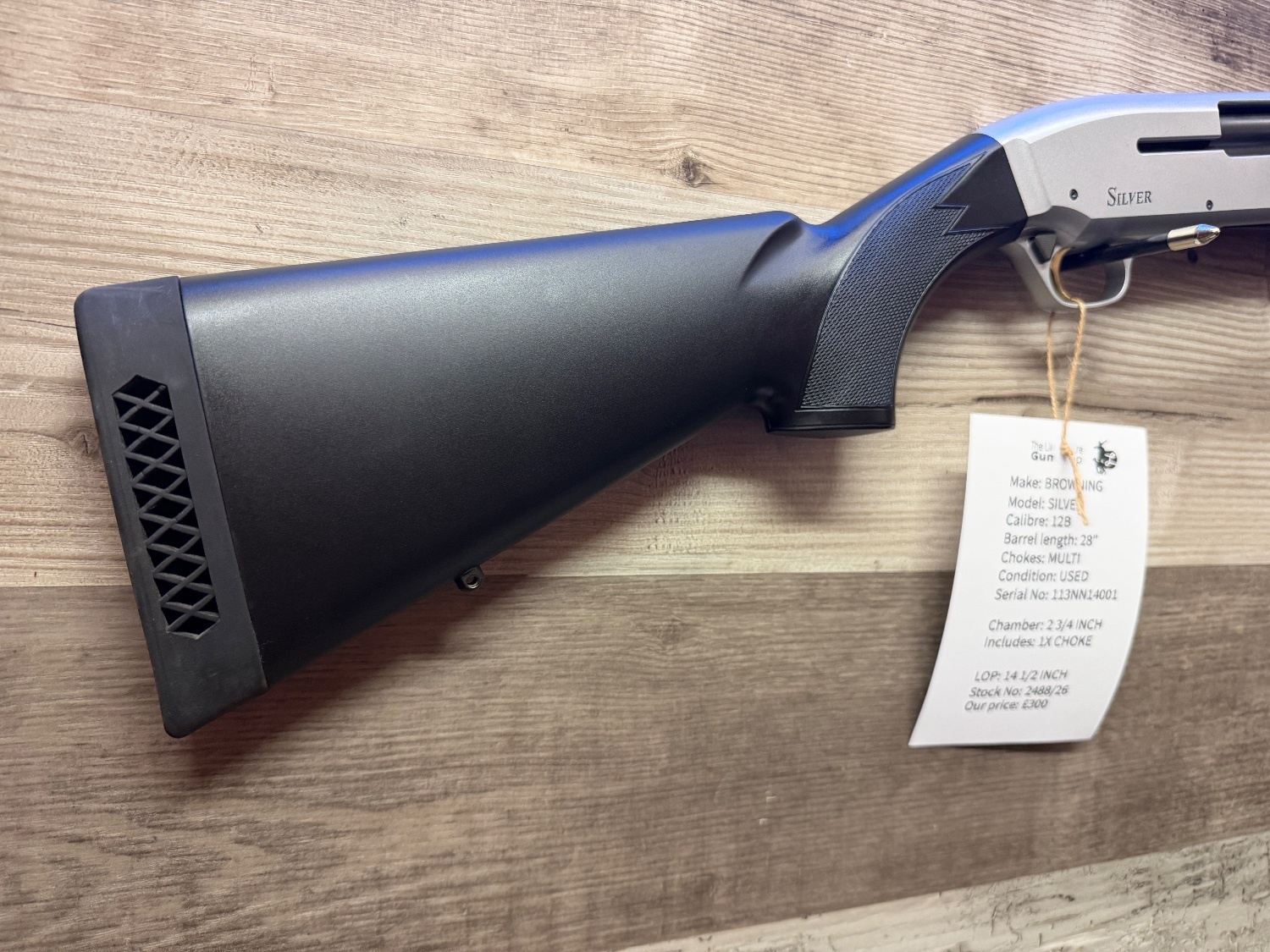 Browning silver Semi-Auto 12 Bore/gauge