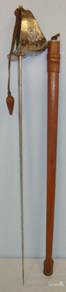  MOVIE INDUSTRY CONNECTIONS Original George V Joseph Ridge & Co Sheffield 1897 Pattern Infantry Officer’s Sword With Etched Blade Used As A Film Prop In The Film Innocent & Presented to Andrew Hawley On His 1st Film From The Director John Mackenzie 1984\ Sword