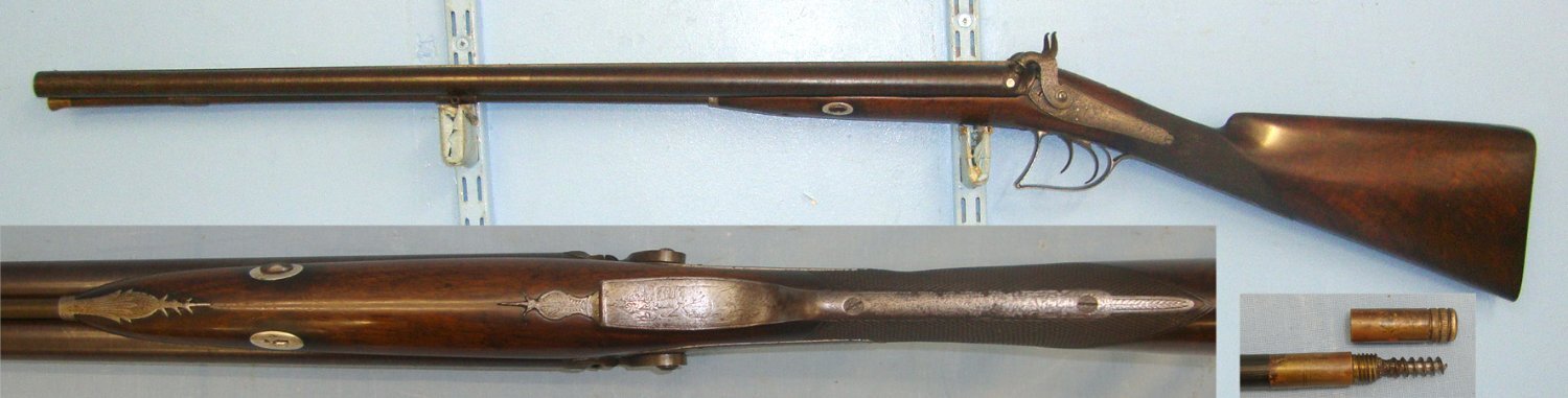  Tatham & Egg Percussion Shotgun. Sn 22575  Muzzleloader 13 Bore/gauge