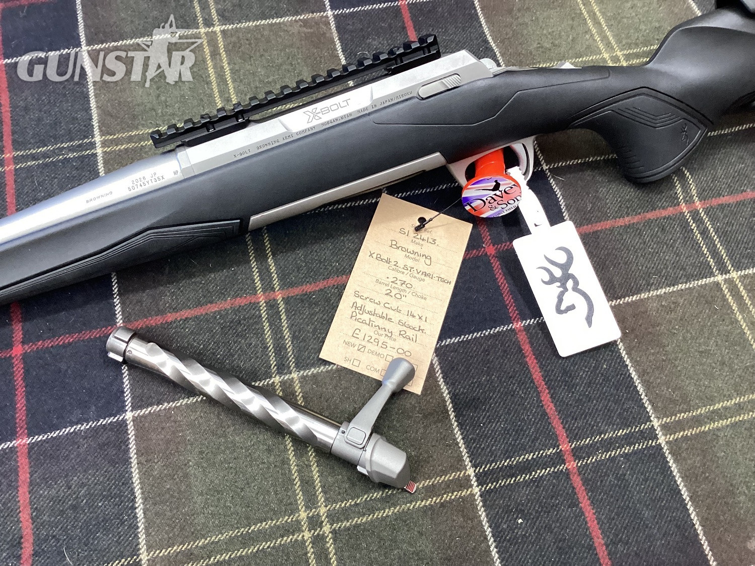 Browning X-BOLT 2 ST/VARI-TECH Bolt Action .270 Winchester Rifle in 