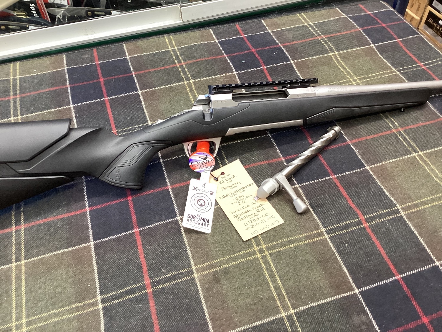Browning X-BOLT 2 ST/VARI-TECH Bolt Action .270 Winchester Rifle
