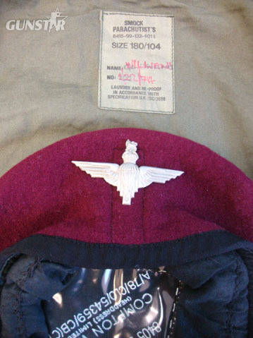  British WD Parachute Regiment Red Beret With Regiment Badge By British Compton W British WD Parachute Regiment Red Beret With Regiment Badge By British Compton W Clothing