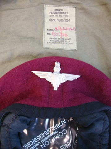  British WD Parachute Regiment Red Beret With Regiment Badge By British Compton W British WD Parachute Regiment Red Beret With Regiment Badge By British Compton W Clothing