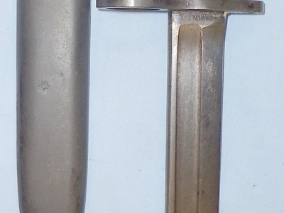 Scarce* WWI No7 MKI/L Bayonet and Scabbard. BAYO 609. Bayonet