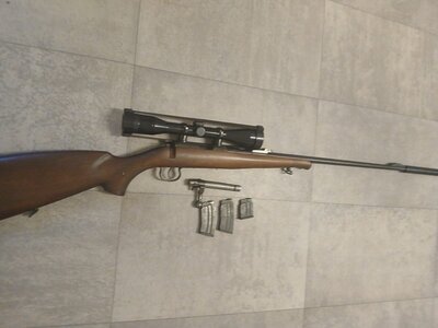 bruno 2.E.S Bolt Action .22 Long Rifle (.22 LR) Rifle
