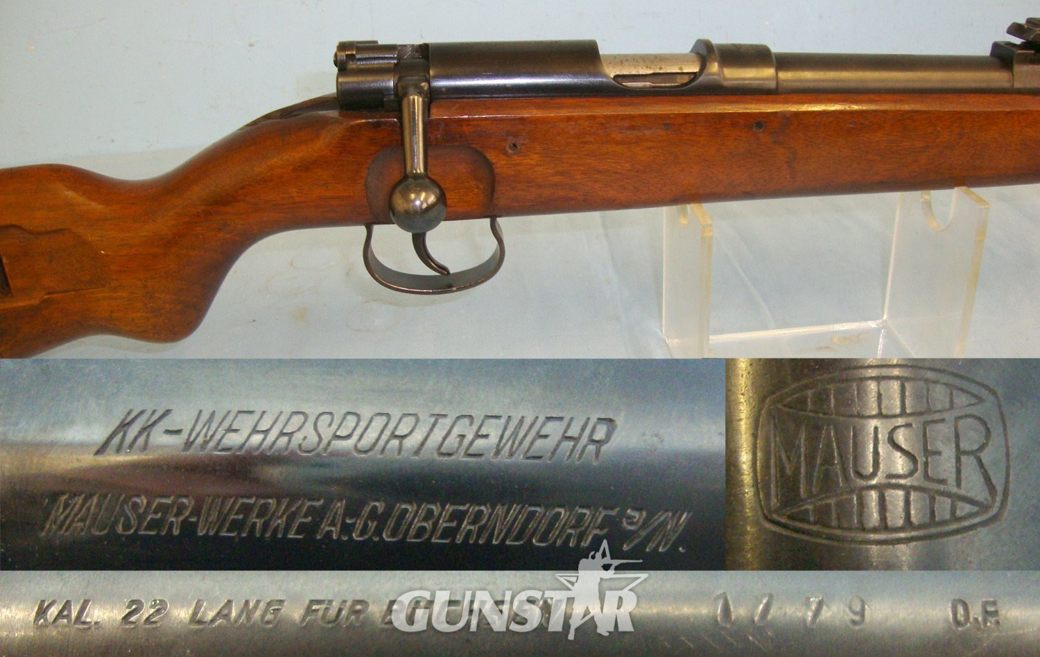 Mauser Sporting Rifle**UK 2007 DEACTIVATION CERTIFICATED** D 6001 Bolt Action None Rifle