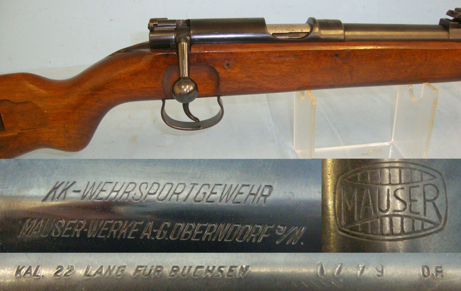 Mauser Sporting Rifle**UK 2007 DEACTIVATION CERTIFICATED** D 6001 Bolt Action None Rifle