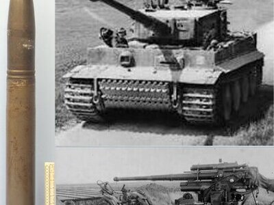 DEACTIVATED INERT. WW2, German Tiger 1 Tank, 1942 Dated, Unfired 88mm (88 x 571R) High Explosive (HE) Round for the 88mm Tiger 1 KWK 36 tank gun and the Flak 18 Towed Anti-aircraft/Tank and Naval Guns. Sn - 23149 DEACTIVATED INERT. WW2, German Tiger 1 Tank, 1942 Dated, Unfired 88mm (88 x 571R) High Explosive (HE) Round for the 88mm Tiger 1 KWK 36 tank gun and the Flak 18 Towed Anti-aircraft/Tank and Naval Guns. Sn - 23149 Various Other Ammunition