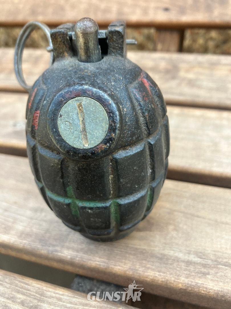  WW2 N036 MILLS GRENADE INERT NO 36 Obsolete  Artillery