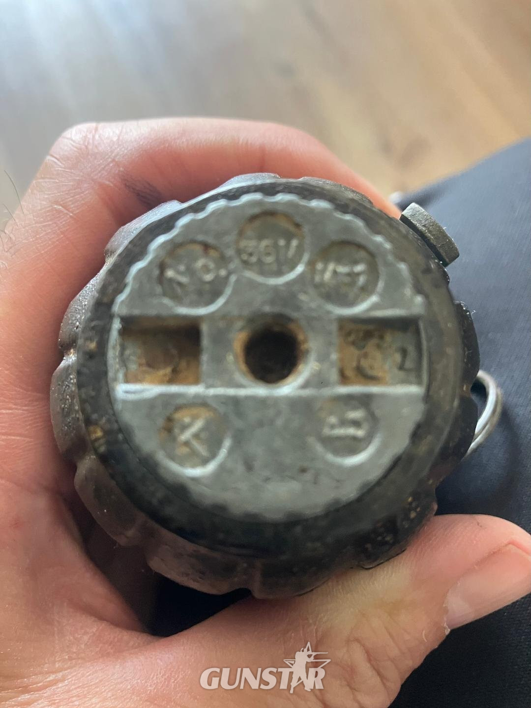 WW2 N036 MILLS GRENADE INERT NO 36 Obsolete  Artillery - {CATEGORY}