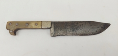 WW1 Trench Made Bowie Knife With Horn Grips Knive