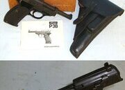 Boxed, Cold War 1964 Dated West German Military / Police Walther P38 / P1 Variant 9mm Parabellum Calibre, Semi Automatic Pistol With Associated P38 Leather Holster**MOVING PARTS UK/EU 2025 DEACTIVATION**Sn 23669 semi auto pistol deactivated None Semi Auto