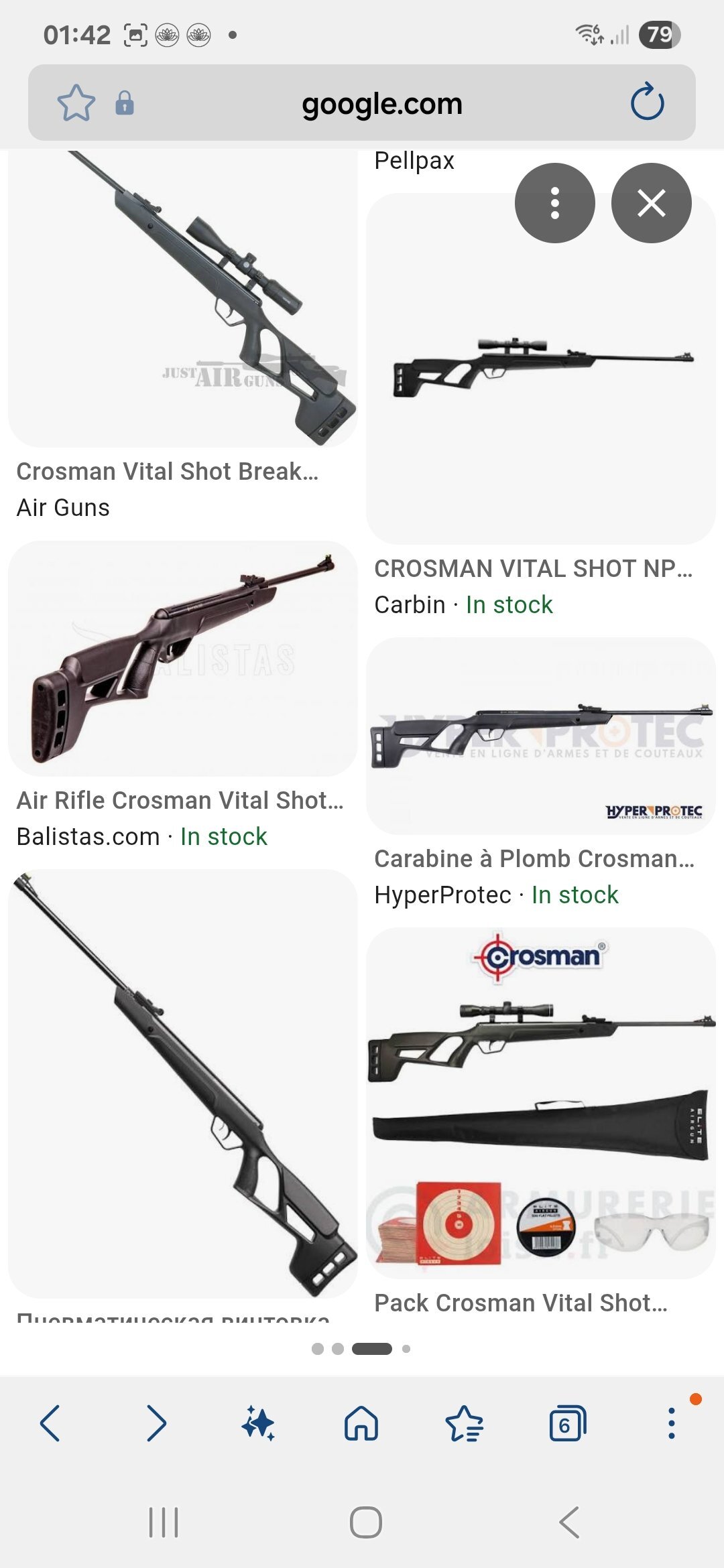 Crosman Vital Shot .22 in 