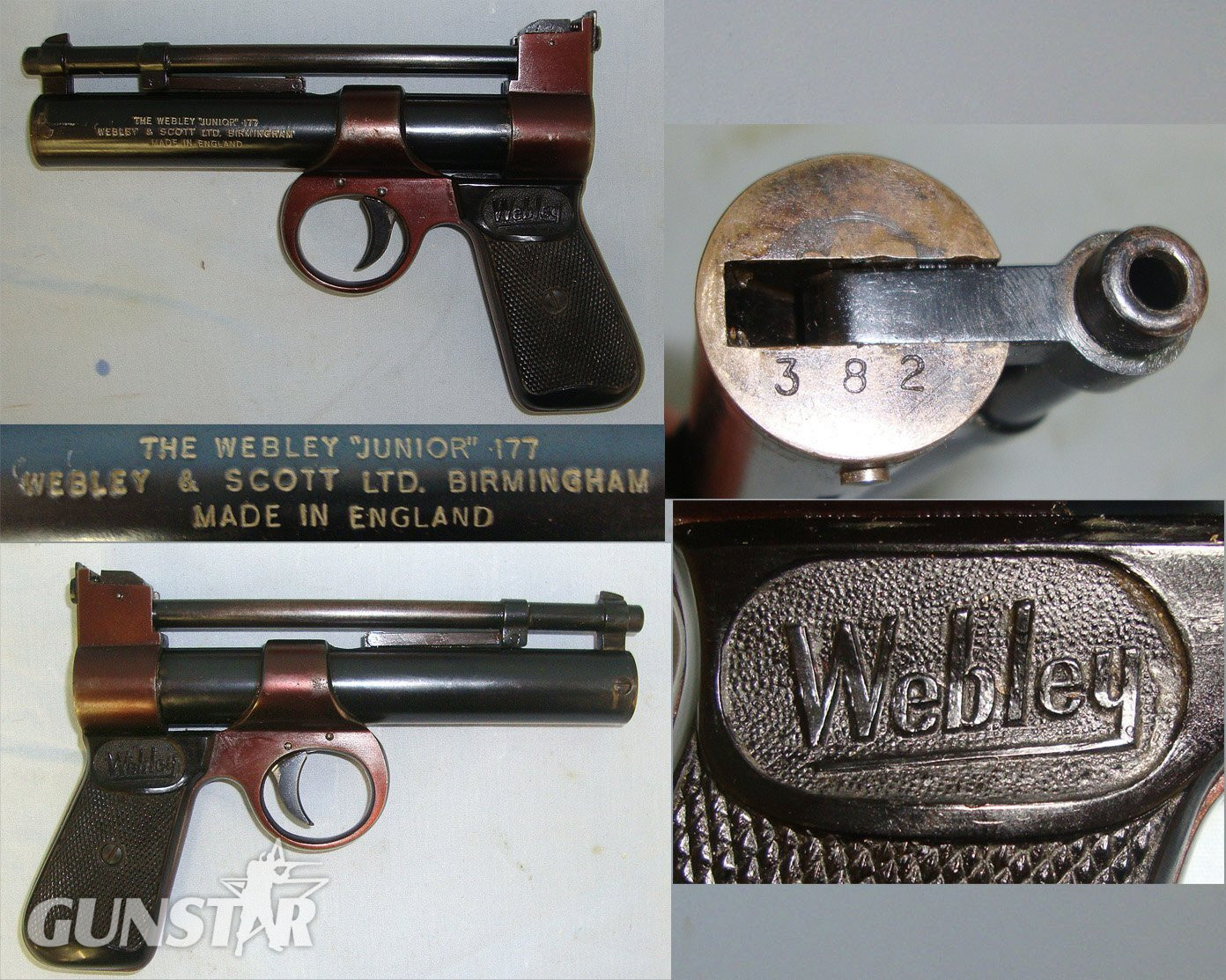 Boxed**C1950’s - 1960’s Webley Junior .177 Calibre Air Pistol & Accessories. AI 591 air pistol .177