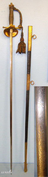 Henry Mibbourne & Son, 24 Sackville Street , London W Sword