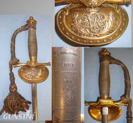  Henry Mibbourne & Son, 24 Sackville Street , London W Sword
