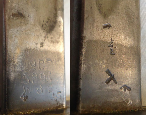  Wilkinson Sword Company  -  wartime code S294 together with W.S.C. Bayonet