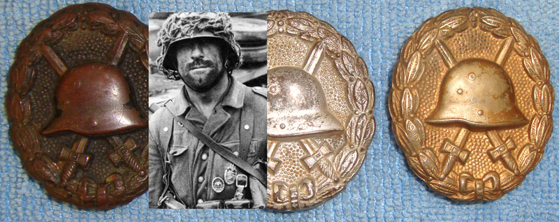*A Set of Three German Imperial Wound Badges. BA 383. *A Set of Three German Imperial Wound Badges. BA 383. Antique & Militaria