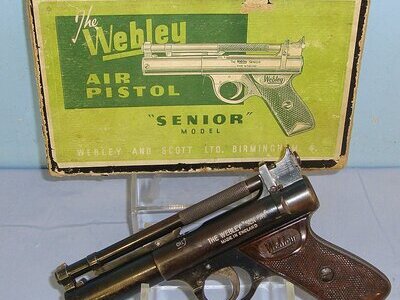 Webley & Scott With Brown Grips. AI 851  .177