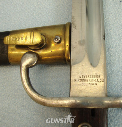  Brazilian 1908 Pattern Bayonet & Scabbard. Bayonet