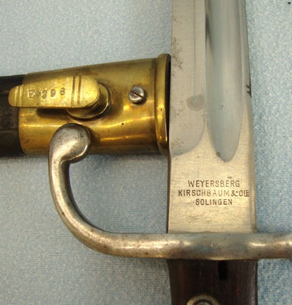  Brazilian 1908 Pattern Bayonet & Scabbard. Bayonet