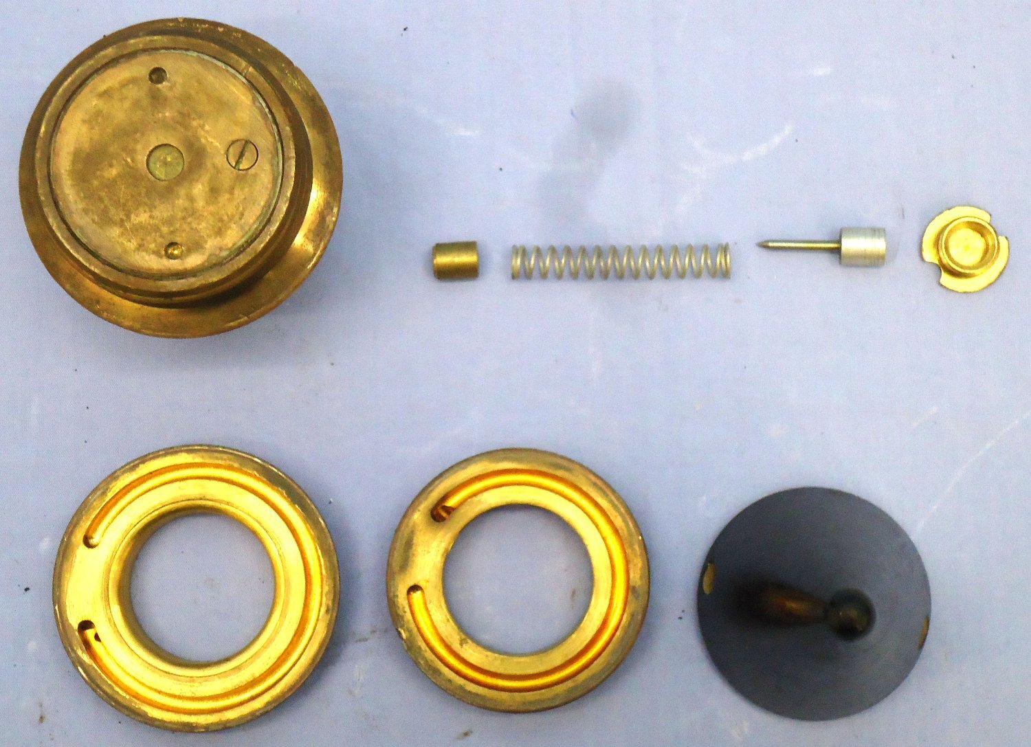 INERT DEACTIVATED. British, WW2, 1942 Dated, Strippable, No 199 Mk IV Time Fuze For The British 3.7 Inch Anti-aircraft Gun. - O 2122 INERT DEACTIVATED. British, WW2, 1942 Dated, Strippable, No 199 Mk IV Time Fuze For The British 3.7 Inch Anti-aircraft Gun. - O 2122  Other Ammunition