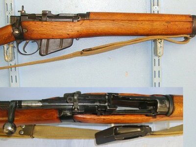 WW2 1943 British WD No.4 MK 1 Royal Ordnance Factory Fazakerley ROF(F) .303 Calibre Rifle With Sling, No.4 MK II ‘Pig Sticker’ Socket Bayonet & No. 4 MK 1 Scabbard**COCKS & DRY FIRES 1998 UK DEACTIVATION** Sn 23484:54 deactivated rifle Bolt Action None Rifle