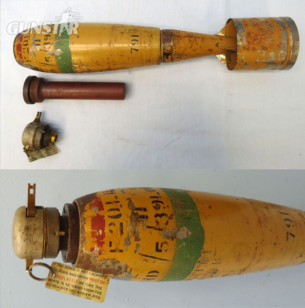 INERT DEACTIVATED. British 1939 Dated 20 Pound High Explosive/General Purpose Aircraft Bomb. Sn 18953 - 18953 INERT DEACTIVATED. British 1939 Dated 20 Pound High Explosive/General Purpose Aircraft Bomb. Sn 18953 - 18953  Other Ammunition