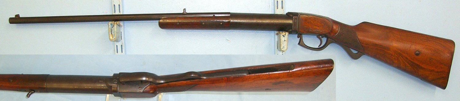  MINT BORE**Mid 1800's - Early 1900's German Oscar Will, Venuswaffenwerk ‘Toro’ .22 Calibre Smooth Bore, Bugelspanner (German: Trigger Guard Cocker) Break Barrel Gallery Air Rifle. Sn 23404 air rifle .22