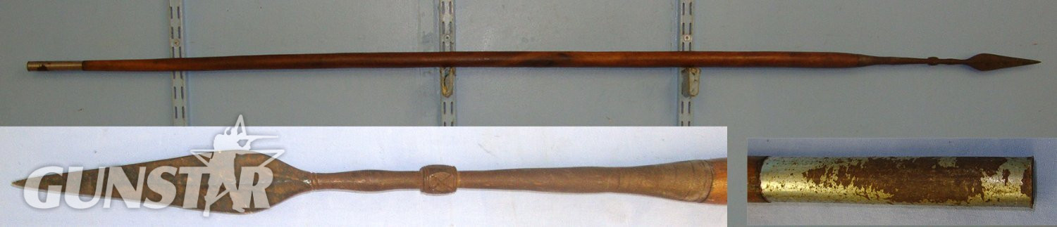 SCARCE**ORIGINAL**Victorian Era Zulu Warrior’s IsiJula, Javelin / Throwing Spear. Sn 23529 Other Blade in 